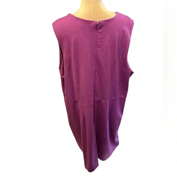 Old Navy Purple Dress Size 4X Plus Summer Cool Flowy In Unused/ Worn Condition. - Picture 3 of 11